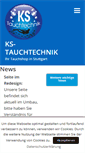 Mobile Screenshot of ks-tauchtechnik.de